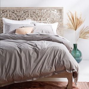 Alterra Pure Organic Percale Duvet Cover and Pillow Cases (Shams)